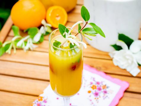 Summery Honeysuckle Mimosas for a Crowd
