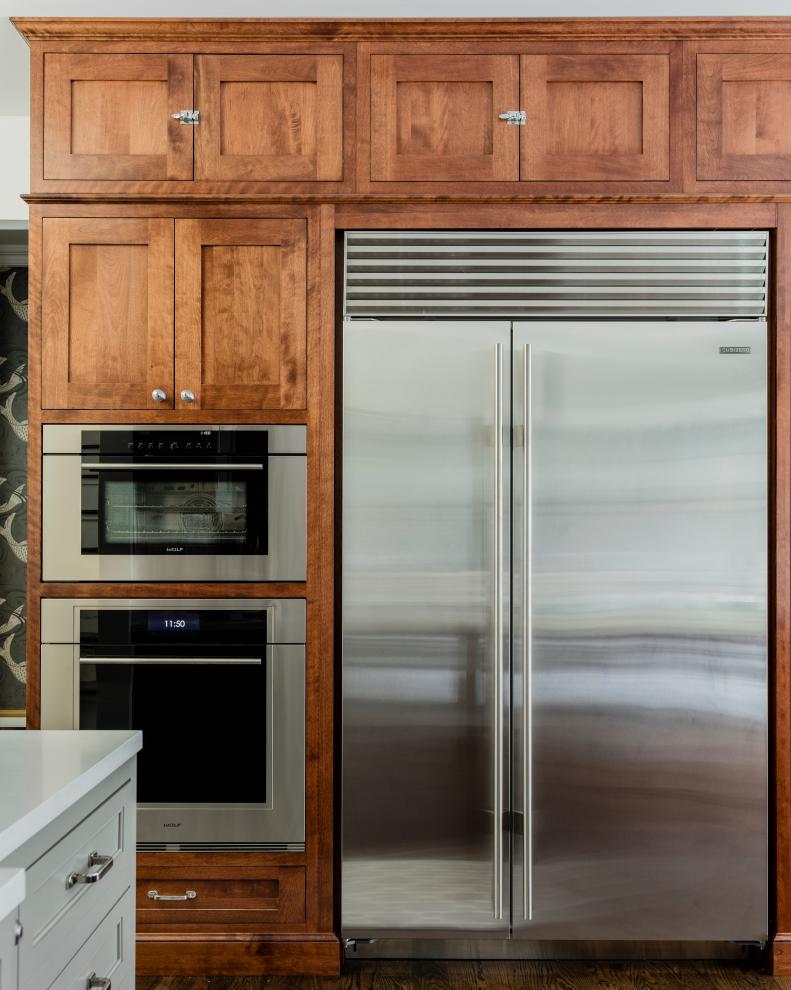 Refrigerator Built Into Cabinet