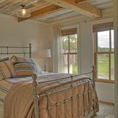 Spare Bedroom Boasts Rustic Flair