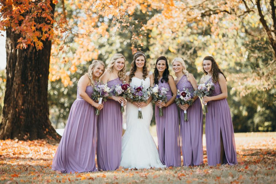 october bridesmaid dresses