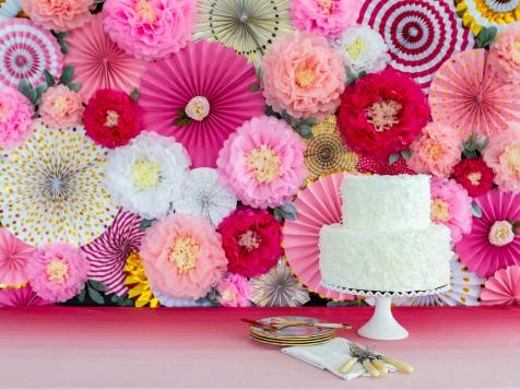 Craft a Party-Perfect Blooming Backdrop on a Budget