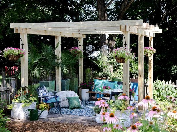 How To Build A Wood Pergola, How To Build An Easy Patio