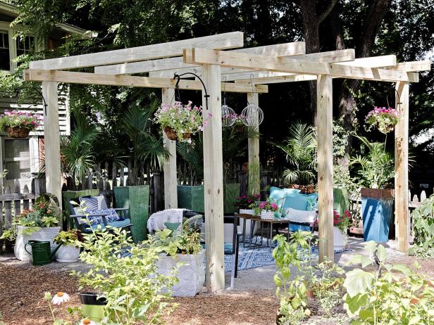 How To Build A Wood Pergola, Garden Shade Structure Plans