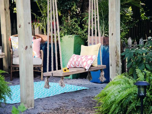 How To Make A Simple Outdoor Swing Hgtv