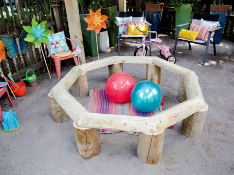 Diy children's shop outdoor play area