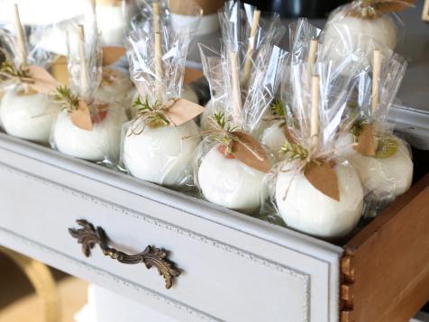 How to Make Dipped Candy Apple Party Favors