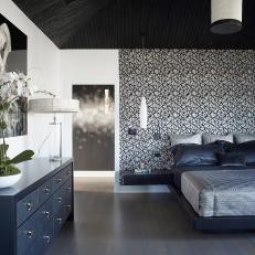 Contemporary, Textured Master Bedroom