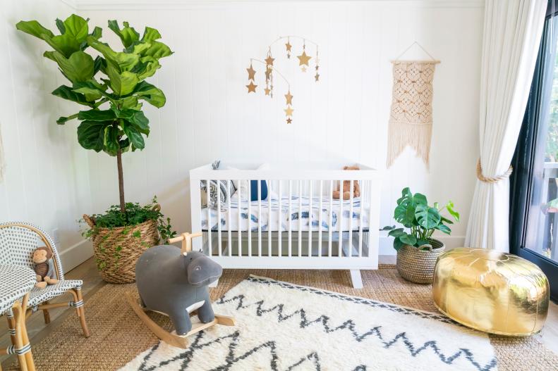 Christina Anstead reveals the nursery for her expectant baby boy after renovations, as seen on Christina on the Coast.