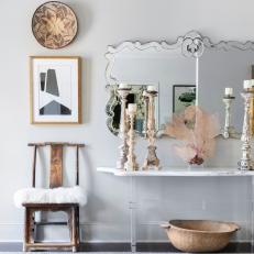 Console Table With Candlesticks
