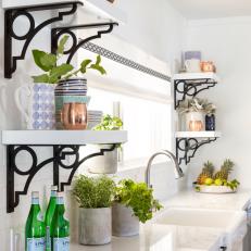 Black-And-White Transitional Kitchen Details