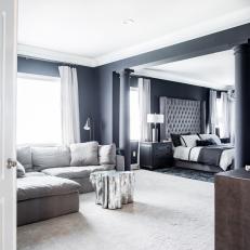 Contemporary Master Suite With Spacious Seating Area