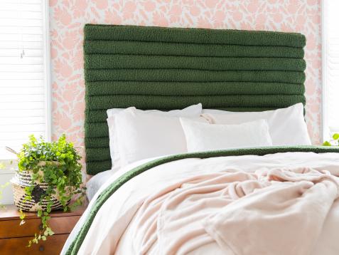 How to Make a DIY Tufted Headboard From Pool Noodles