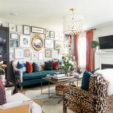 Bold Maximalist Living Space 