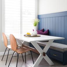 Blue And White Breakfast Nook
