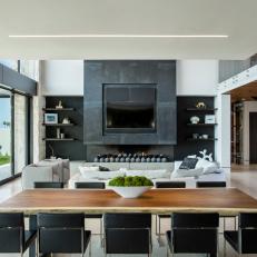 Modern Open Plan Living And Dining