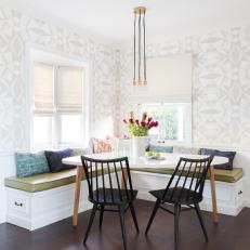 Transitional Corner Dining Space