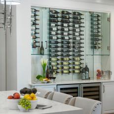 Modern Wine Storage in Kitchen