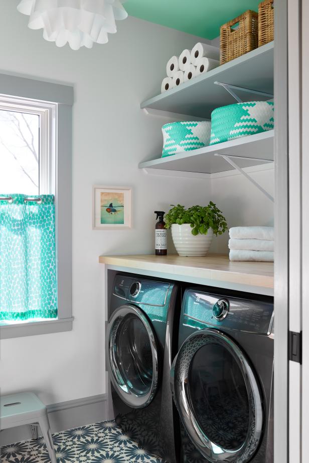 Laundry Room Shelving Ideas For Small Space