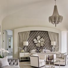 Luxurious Master Bedroom With Two Seating Areas