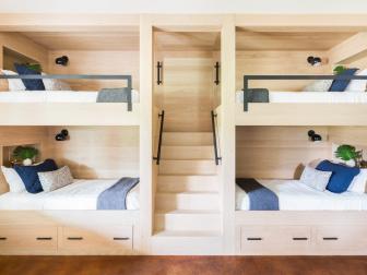 Four Built-In Bunk Beds