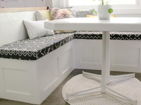 How to Build Banquette Seating With Built-in Storage