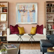 Eclectic Art Living Room