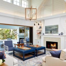Contemporary Craftsman-Style Living Space