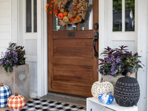 3 Stylish Painted Pumpkin Ideas for Fall