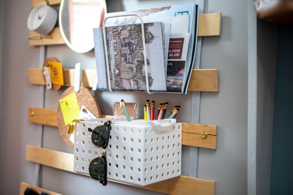 How to Make a Slat Wall Organizer HGTV