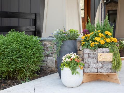 Brick-by-Brick Guide to Building a Raised Planter With House Numbers