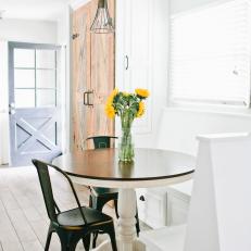 Country Breakfast Nook With Sunflowers