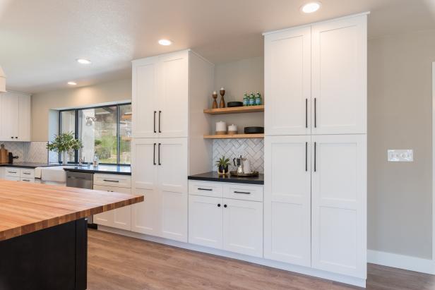 Modern Farmhouse Kitchen With Custom Built Ins Hgtv