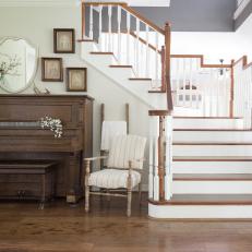 Upright Piano and Country Stairs