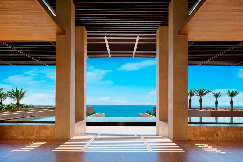 Where the Sea of Cortez meets the Pacific Ocean is lined with gated resorts, each more beautiful than the next. But there is something special about JW Marriott Los Cabos which manages to balance intimacy and glamor with its iconic design by Jim Olson from Olson Kundig in collaboration with Mexico City-based design firm IDEA Asociados. Built to blur the line between inside and out especially in its striking open-air lobby and six swimming pools, and to embrace the local land, sky and incredible desert foliage of Los Cabos, the resort debuted in 2015 but feels timeless. The design of the 229 guest rooms and suites blends seamlessly with the landscape and features remarkable sight lines that often end in a striking piece of contemporary art. Rooms are spacious and contemporary in feel and integrate works by Mexican artisans. There is a beautiful spa on site that offers an ancient temazcal sweat-lodge experience as well as award-winning Chef Thierry Blouet's renowned Cafe des Artistes though for my money, the incredible breakfast buffet featuring both Mexican treats (like fresh guacamole and made-to-order quesadillas with an array of local fillings) and European pastries was worth the stay alone. 