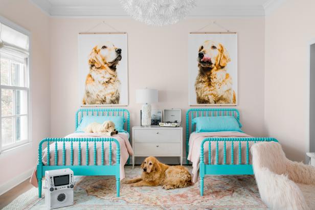 A Colorful Dog Inspired Kids Room HGTV