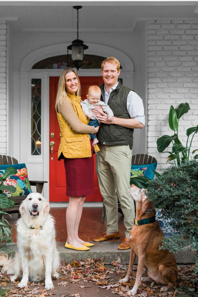 In addition to creating a happy place for their newborn son Flynn, the Monteiths wanted a comfy home for their two dogs, Jeff and Huck.
