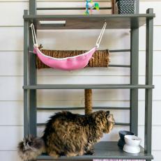 Upcycled DIY Cat Tower