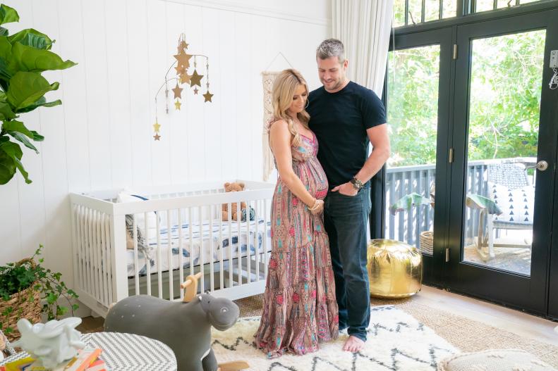 Christina and Ant Anstead reveal the nursery for her expectant baby boy after renovations, as seen on Christina on the Coast.