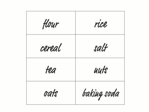 Printable Pantry Label Template Square 2x2 (Download Now) 