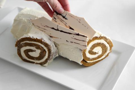 Birch Bark Yule Log Cake Recipe