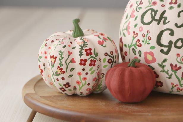 Let dry completely and then you’re finished. These farmhouse pumpkins are the perfect decoration to bring some coziness to your home this fall.