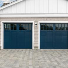 Nautical Navy Garage Doors