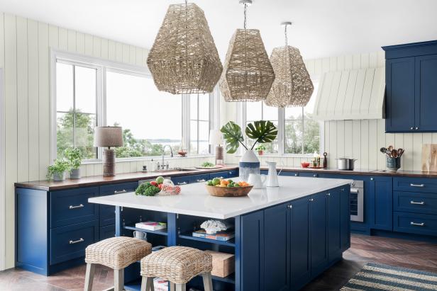 Coastal Kitchen With Ocean View