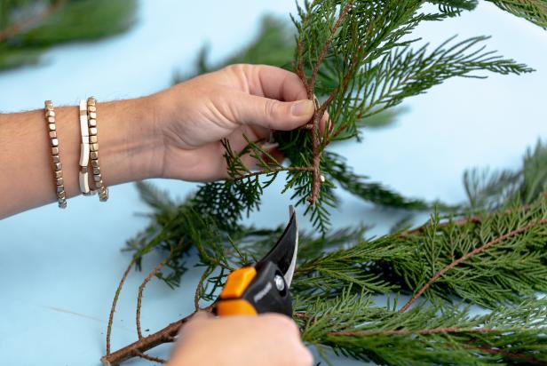 Pruning shears make an excellent tool for trimming free greenery cuttings around Christmas.