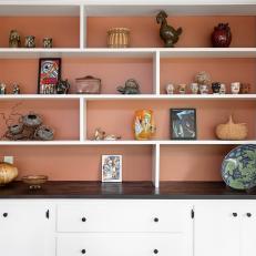 Custom-Built Midcentury Modern Shelves