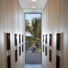 Modern Closet With Ocean View