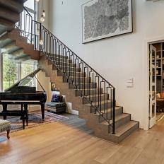 Grand Stairway and Piano