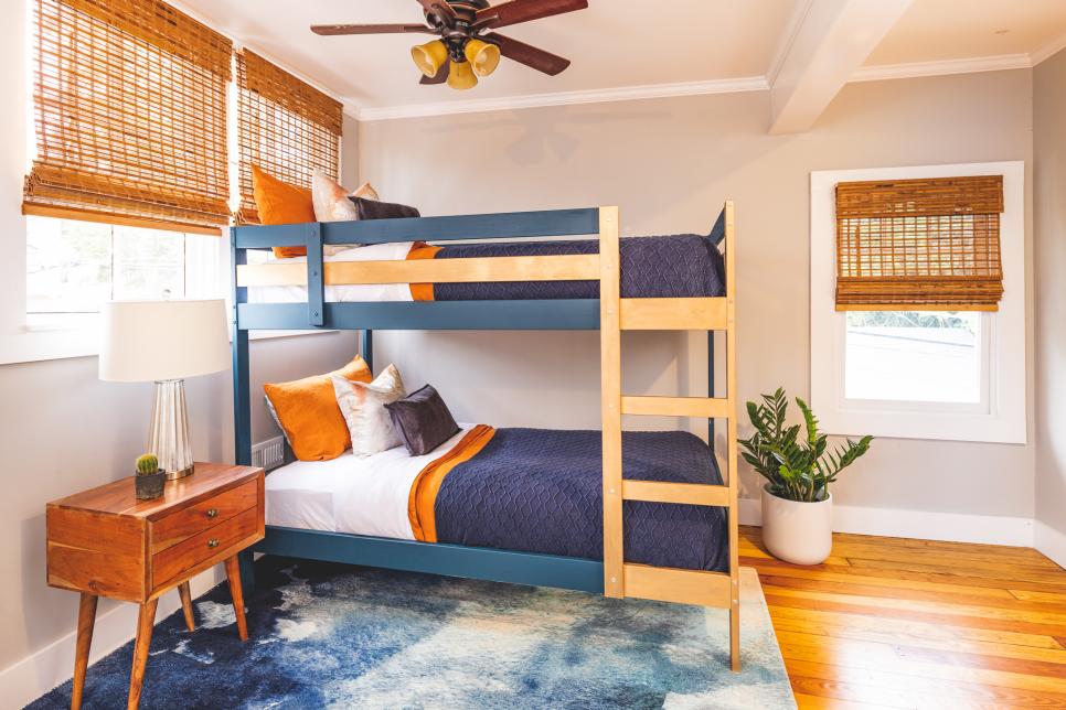 Modern Bunk Bed Upgrade Inspired By, Ceiling Fan Too Close To Bunk Bed