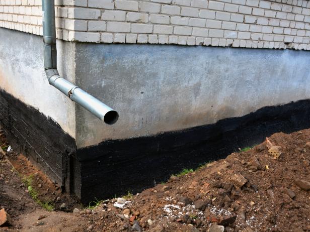 Home Foundation Vent Pipe and Waterproofing