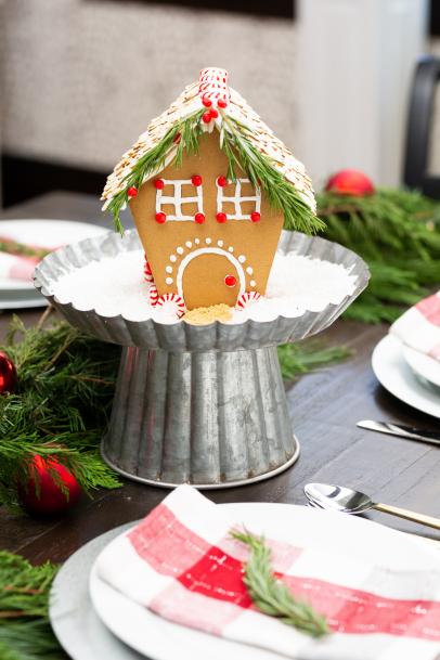 Food Made Fresh Gingerbread house a perfect holiday centerpiece